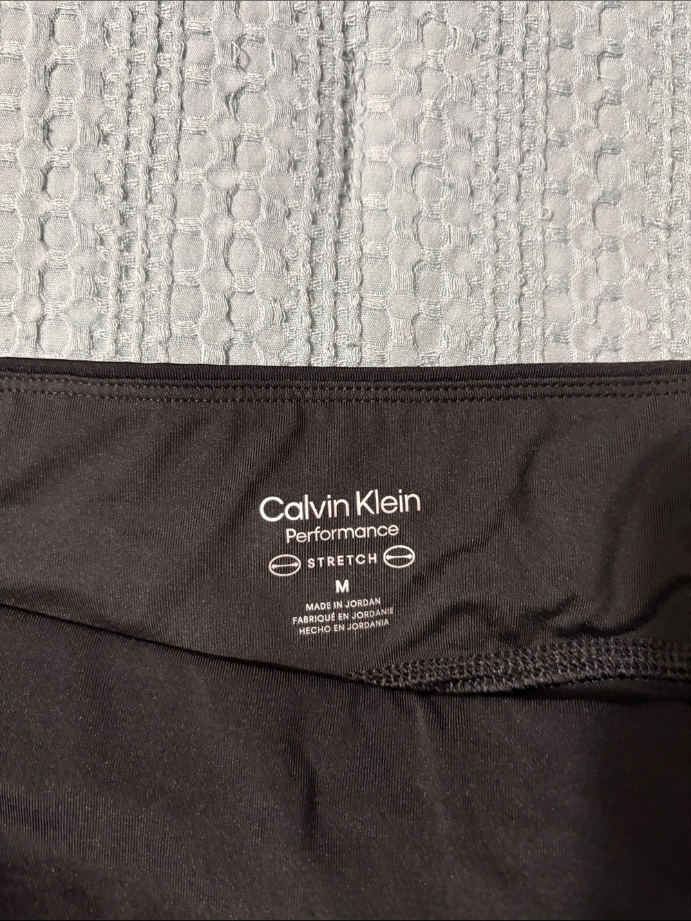Calvin Klein Black Performance Stretch Skort - Picture 2 of 3
